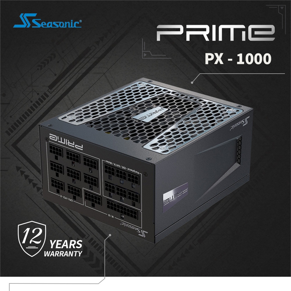 海韻Seasonic PRIME PX 1000 白金/全模電源供應器|Seasonic 海韻|Her