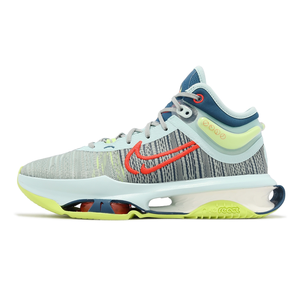 Nike 籃球鞋Air Zoom G.T. Jump 2 EP 男鞋藍綠Alpha Wave 緩震DJ9432