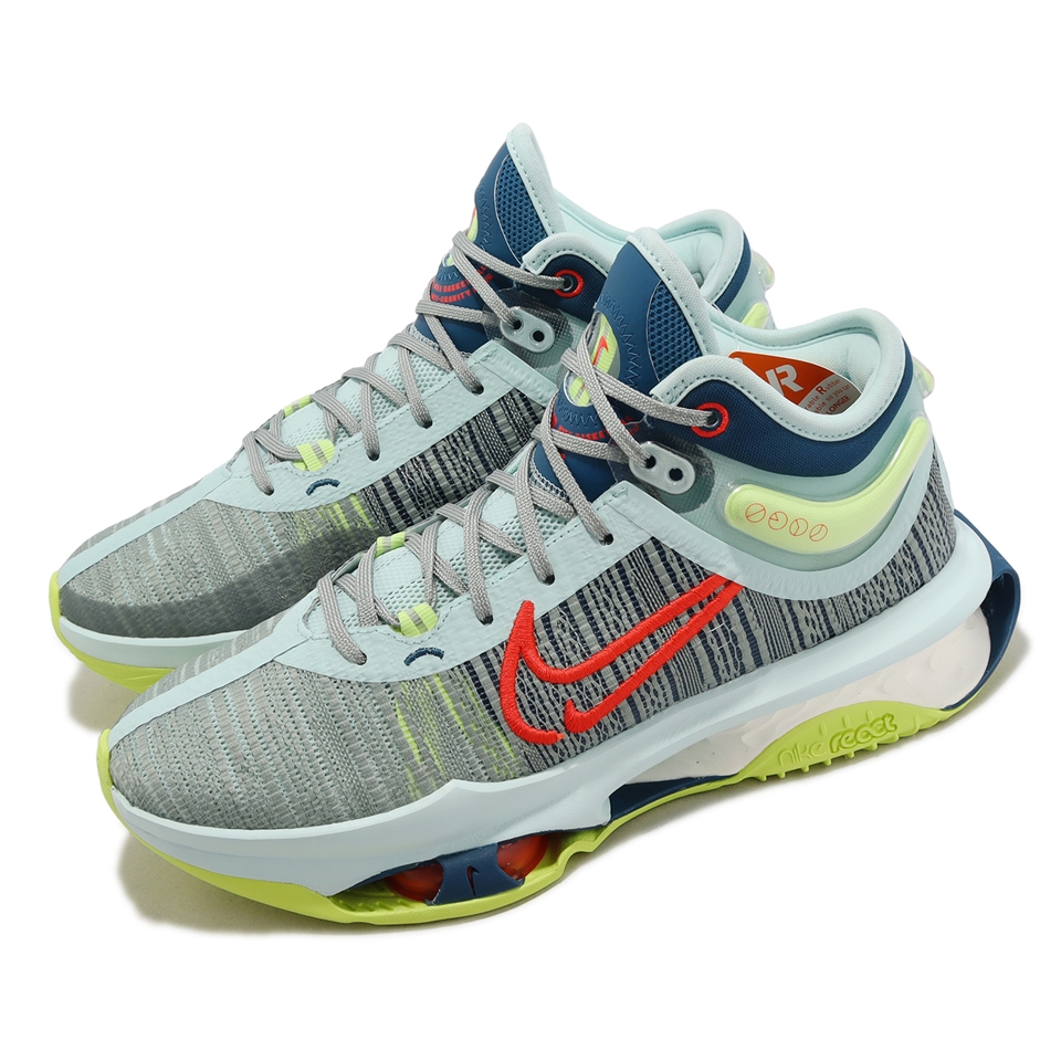 Nike 籃球鞋Air Zoom G.T. Jump 2 EP 男鞋藍綠Alpha Wave 緩震