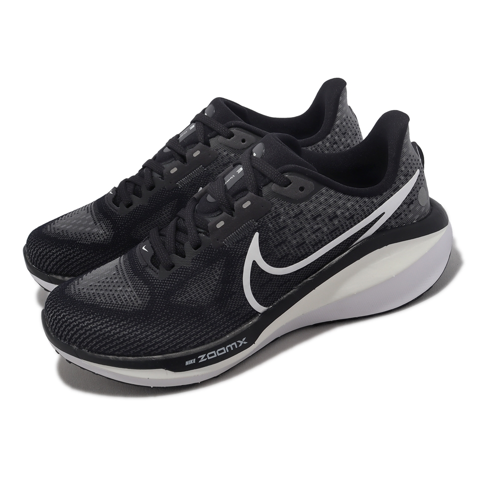 Nike 慢跑鞋Wmns Vomero 17 女鞋黑白緩震運動鞋路跑FB8502-001|慢跑