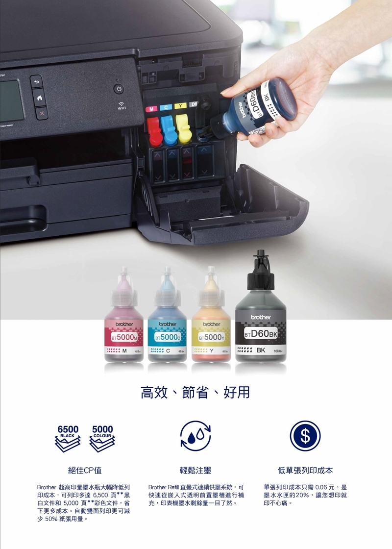 Impresora A3 Brother Multifuncional MFC-T4500DW ❤️