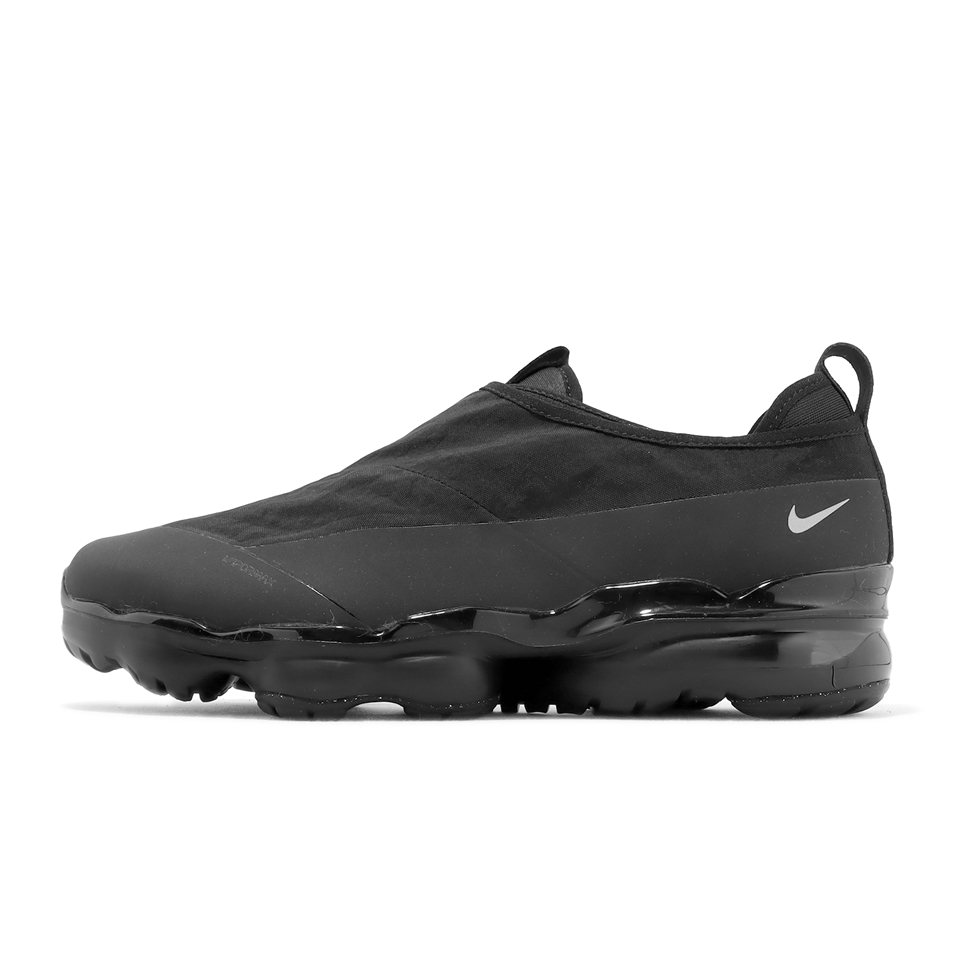 Nike 休閒鞋Air Vapormax Moc Roam 男鞋黑全黑氣墊緩震套入式懶人鞋