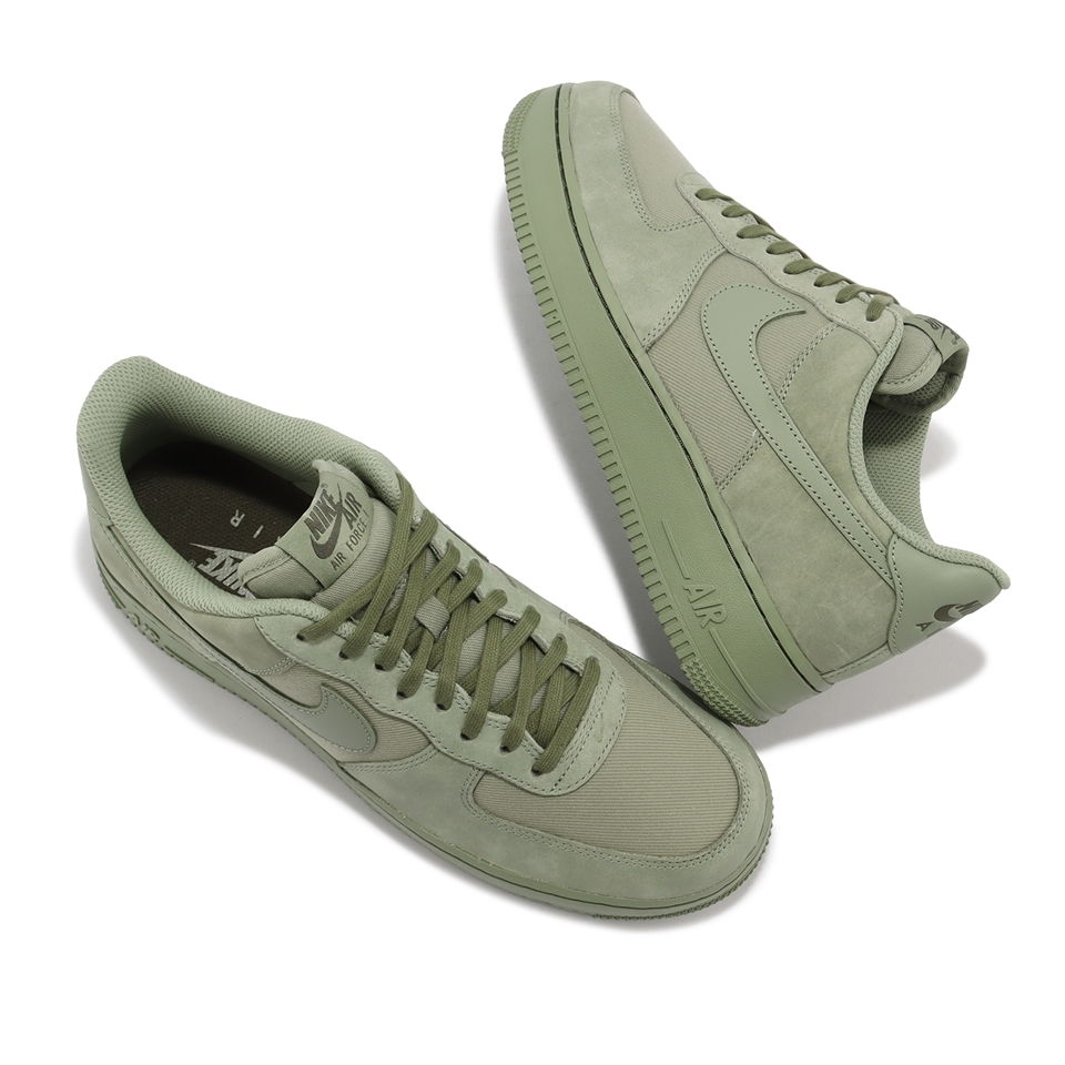 Nike 休閒鞋Air Force 1 07 LX 橄欖綠AF1 男鞋女鞋麂皮Oil Green