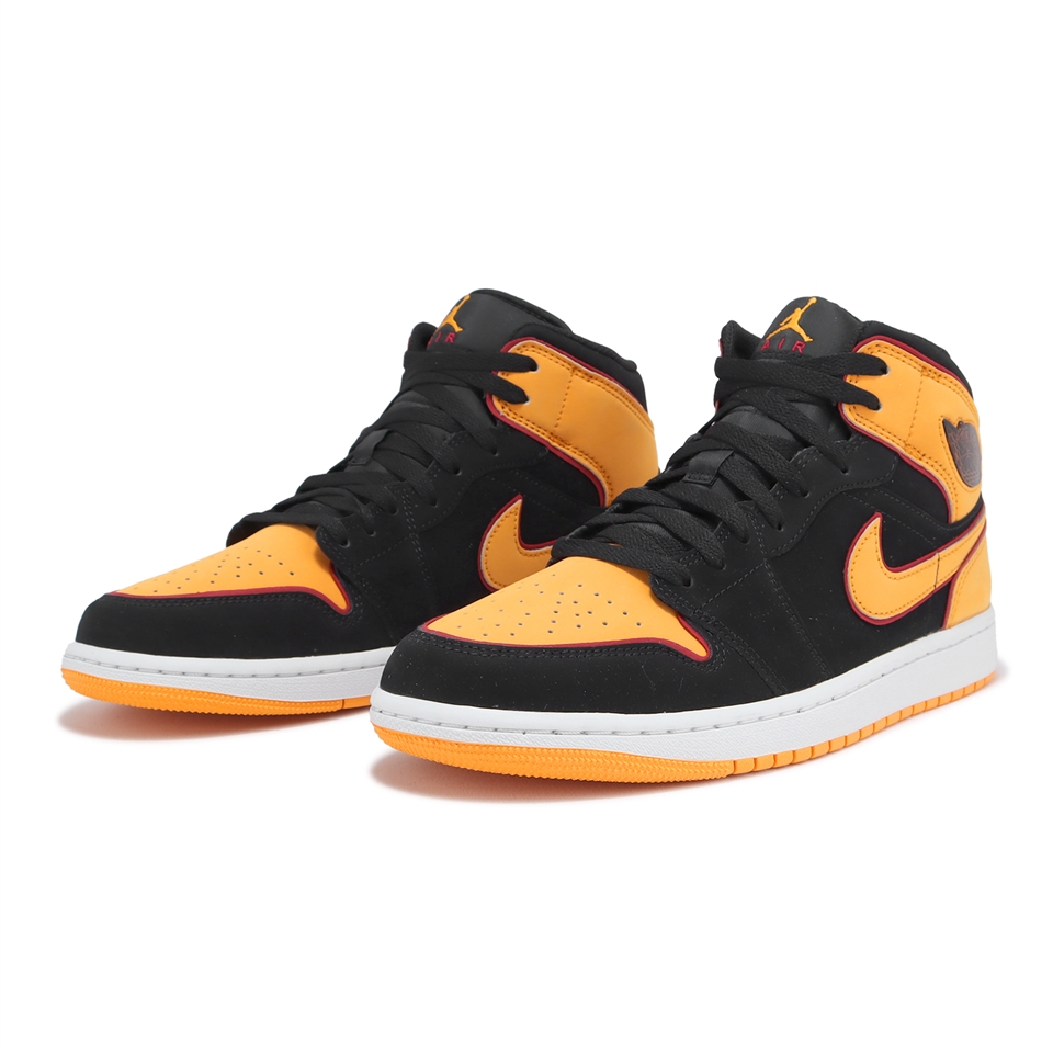 Nike Air Jordan 1 Mid SE Vivid Orange 男鞋夕陽橘黑AJ1 休閒鞋FJ4923