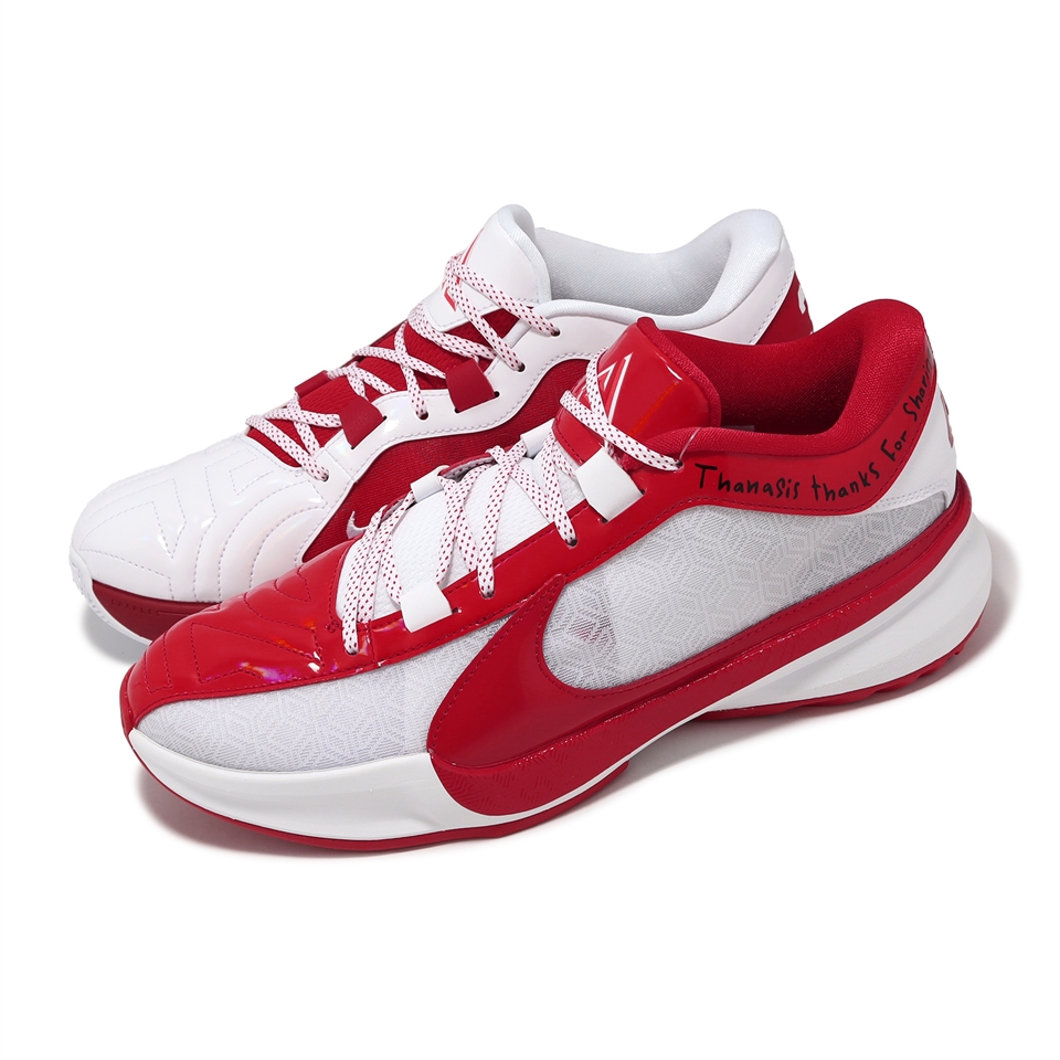 Nike 籃球鞋Zoom Freak 5 ASW EP 字母哥紅白全明星賽All-Star 男鞋