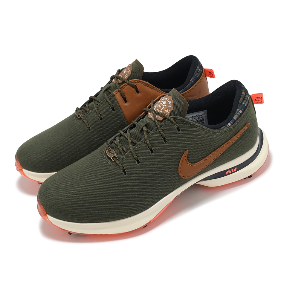 Nike 高爾夫球鞋Air ZM Victory TR 3 NRG OC24 男鞋寬楦綠橘氣墊