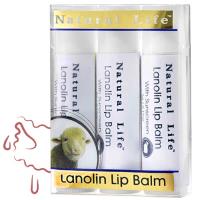 《澳洲Natural Life》綿羊油護唇膏(3入)