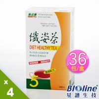 【BIOline】沛立康纖姿茶4盒組