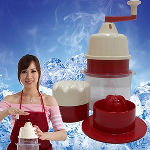 【全佳豪】台灣製造便利免電果菜機刨冰機榨汁機-透清涼組