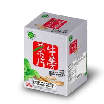 笑蒡隊 牛蒡茶片(300G/盒)*1盒組