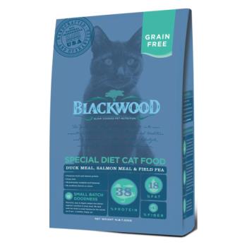 Blackwood柏萊富特調無穀全齡貓配方(鴨肉+鮭魚+碗豆)-4磅*1包(貓飼料)