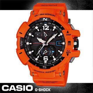 【CASIO 卡西歐 G-SHOCK 系列】旗鑑款飛行錶-推出夏日亮眼橘紅新色(GW-A1100R)