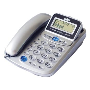 【聲寶SAMPO】多用型有線電話 HT-B905HL (科技銀)