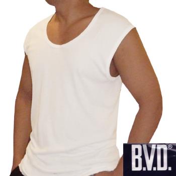 【BVD 】時尚型男純棉寬肩短袖背心~5件組