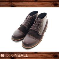 DOGYBALL Miller都會輕式牛皮短靴/咖啡