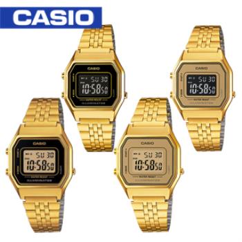 【CASIO 卡西歐】日系-復古風電子錶(LA680WGA)共四色