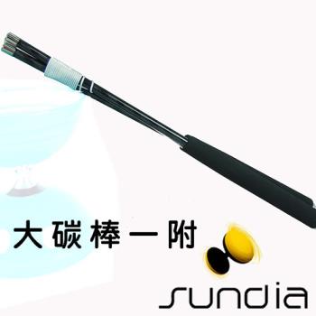 【三鈴SUNDIA】台灣製造 扯鈴用專業鈴棒/鈴棍--不易長繭35cm大碳棒(附繩)