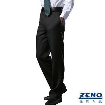 ZENO傑諾 經典內刷毛保暖平面西裝褲‧灰色