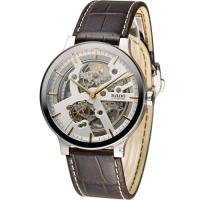 雷達 RADO Centrix 晶萃系列開芯鏤空機械錶 R30179105 皮