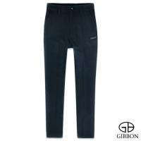 GIBBON 四面彈力防水保暖圖騰長褲‧深藍31~40