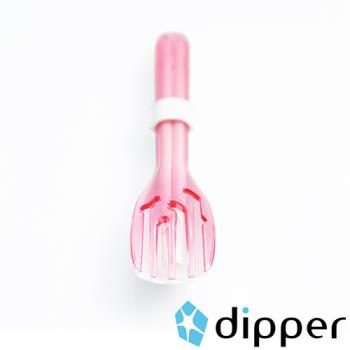 dipper 3合1SPS環保餐具組(香檳粉紅叉)
