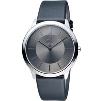 Calvin Klein Minimal 俐落時尚腕錶 K3M211C4 灰