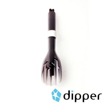dipper 3合1黑檀木環保餐具組-潑墨黑叉