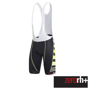 ZeroRH+ 義大利傳奇Legend進化版低風阻專業吊帶自行車褲(男) ●黑/紅、螢光黃、灰色● ECU0329