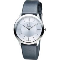 CK Calvin Klein Minimal 俐落時尚腕錶 K3M221C6 銀白
