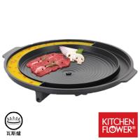 韓國 Kitchen Flower 37cm 烤肉盤
