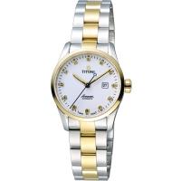 TITONI Airmaster 空霸 Day-Date 機械腕錶 23743SY-582 雙色款