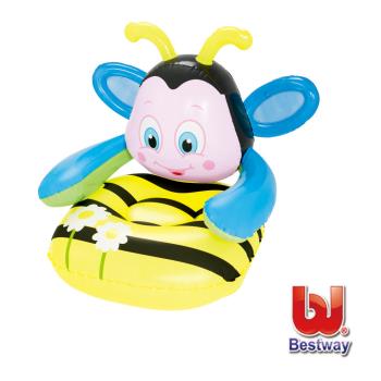 Bestway Q版蜜蜂31x35x31兒童充氣沙發75062