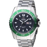 ORIENT 東方錶 WATER RESISTANT系列 200m潛水機械錶 FEM75003B 綠