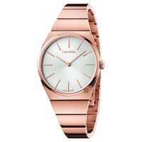 Calvin Klein CK Supreme 城市美學腕錶 銀x玫瑰金 34mm K6C2X646