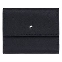 MONTBLANC 萬寶龍十字紋7卡視窗零錢包短夾 113255
