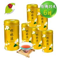 鑫龍源有機茶 傳統手作-紅心烏龍功夫茶6罐組(100g/罐)