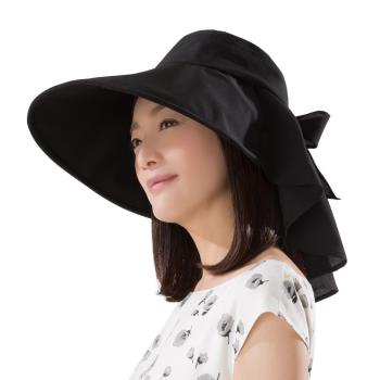日本sunfamily 降溫防曬護頸可塑型名媛帽