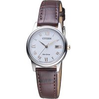 CITIZEN 星辰 Eco-Drive 光動能優雅都會時尚女錶 EW2314-15A