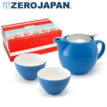 【ZERO JAPAN】典藏陶瓷一壺兩杯超值禮盒組 土耳其藍