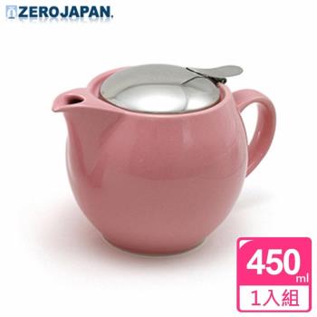 【ZERO JAPAN】典藏陶瓷不銹鋼蓋壺450cc 玫瑰粉