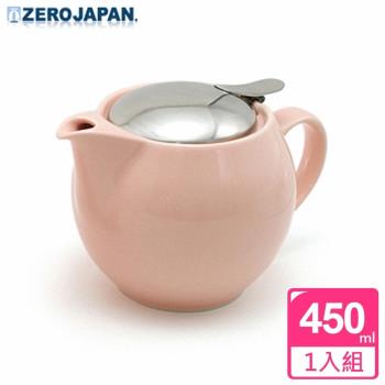 【ZERO JAPAN】典藏陶瓷不鏽鋼蓋壺450cc 桃粉紅