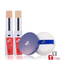 ttmax【完美底妝美肌組】水凝長效立體光粉霜SPF36★★★(2入)+雪紡柔膚礦物蜜粉(1入)