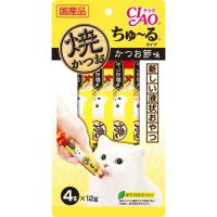 CIAO 日本 啾嚕鰹魚燒肉泥-鰹魚(12公克4條)5包
