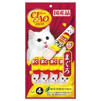 CIAO 日本 寒天肉泥-鮪魚(15公克4條)5包