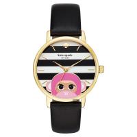 Kate Spade Merto 粉紅QQ猴腕錶 34mm KSW1259