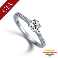 彩糖鑽工坊 GIA 50分 F/SI2 2EX 鑽戒