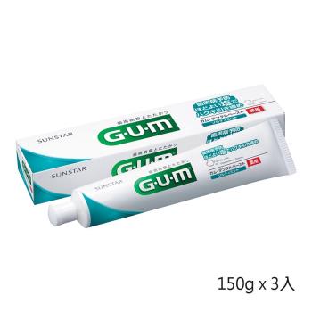 GUM 牙周護理牙膏 清爽岩鹽150g(盒裝)x3條
