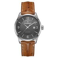Hamilton Jazzmaster 雅士都會機械錶 灰x棕 44mm H32755851