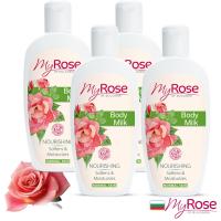 保加利亞My rose玫瑰彈潤亮澤潤膚乳液250ml超值四入