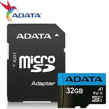 ADATA 威剛 32GB 100MB/s U1 microSDHC UHS-I V10 A1 記憶卡